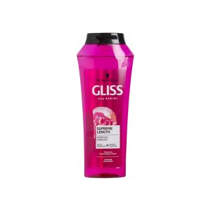 شامپو گلیس GLISS Supreme Length درخشان کننده ،صاف کننده ،ترمیم کننده مناسب انواع مو 400 میل